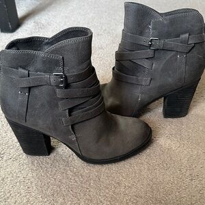 Women’s Gray Ankle Booties